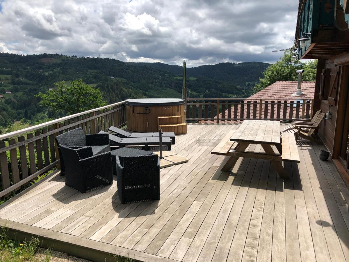 Chalet Le Grizzly Le Tholy Bagian luar foto